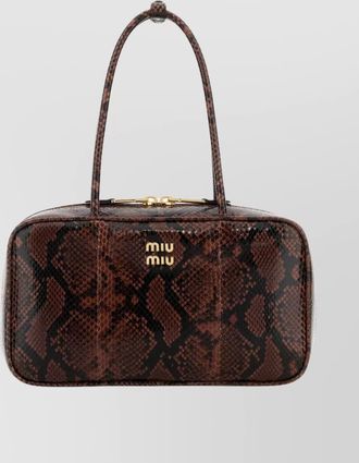 Miu Miu beau leather shoulder bag