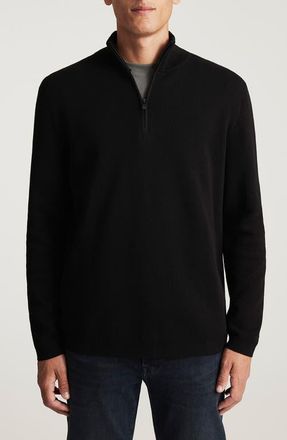 Mavi Half Zip Sweater in Black at Nordstrom, Size X-Large