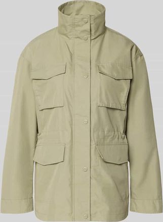 s.Oliver Red Label Regular Fit Parka aus Baumwoll-Mix in Khaki, Gr&ouml;&szlig;e 32