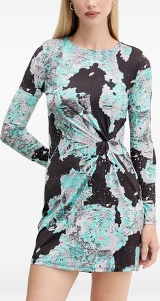 Desigual Abito corto con stampa - Nero