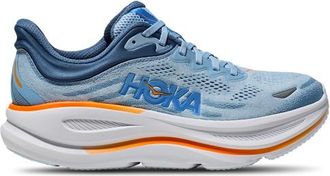 Hoka One One Mens Bondi 9 - Running Shoes Drizzle/Orange Size 10.0