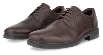 Ecco Schn&uuml;rschuh ECCO Helsinki 2, Herren, Gr. 39, braun (mokka), Nubukleder, Schuhe Schn&uuml;rschuh, Freizeitschuh, Halbschuh, Schn&uuml;rschuh mit herausnehmbarem 