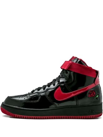 Nike Air Force 1 sneakers - unisex - Rubber/Patent Leather/Fabric - 10 - Black