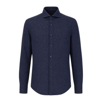 Brunello Cucinelli Hombre, Camisas, Azul, Talla: M