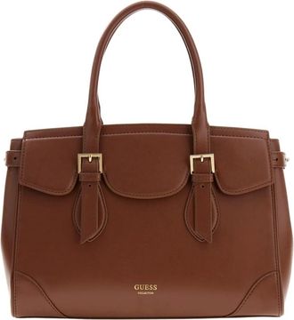 Guess Diana Maxi Satchel - Dames - Handtassen - Bruin - ONE Size - Tassen