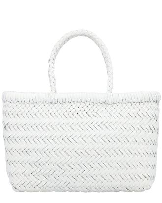Dragon Diffusion Mini Flat Gora Leather Top Handle Bag