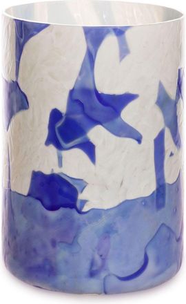 Stories of Italy Stories Of Italy - Blue And Orange Nougat Murano Glass Tumbler Set - Unisex - Glass