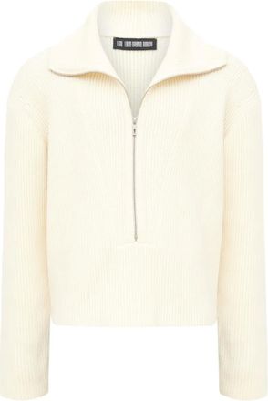 LGN Louis Gabriel Nouchi Maglione con zip - Toni neutri