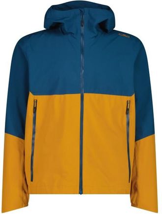 F.lli Campagnolo Jacket Fix Hood 2 Layer Regenjacke f&uuml;r Herren | blau/gelb