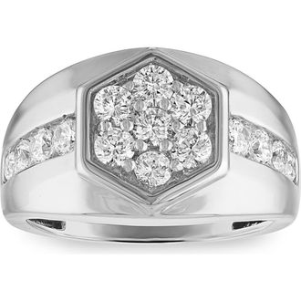 Esquire Diamond Ring in White at Nordstrom Rack, Size 10