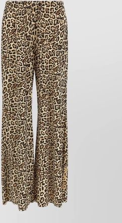 Goldbergh bianca animal print active wide leg pants