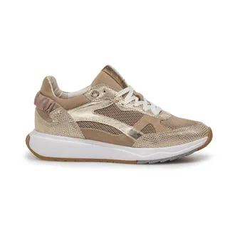 Floris Van Bommel Sneakers, female, Multicolor, Size: 10 US Sport Gold Suede