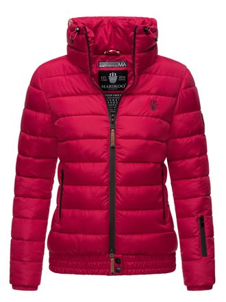 Marikoo dames gewatteerde jas Poisen met hoge kraag & teddyfleece zakken