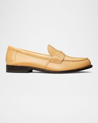 Tory Burch Classic Leather Medallion Loafers