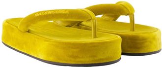 Balenciaga Jet Lag Sandals - Yellow