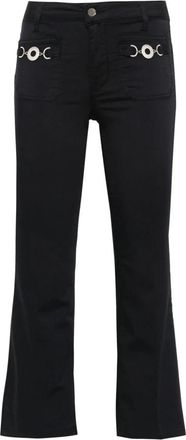 Liu Jo Bootcut Jeans - Dames - Bootcut Jeans - Zwart - W32 - Katoen - Jeans