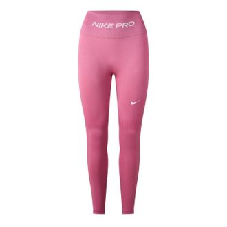Nike Dames/Dames Pro Snug Fit Leggings (Pioenroos)