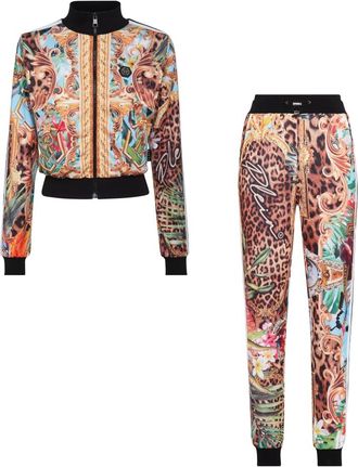 Philipp Plein Baroque Tracksuit - Dames - Jumpsuits - Veelkleurig - XS - Polyester - Jumpsuits & Playsuits