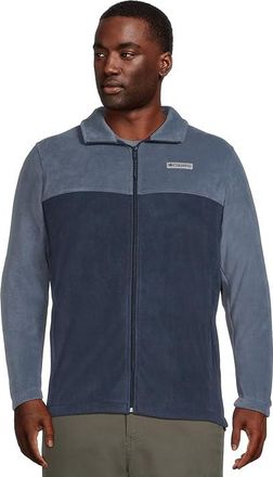 Columbia Big Tall Steens Mountaintm Full Zip 2.0 Jacket Mens Coat Dark Mountain/Collegiate Navy : 2XL Tall, Fleece/Polyester