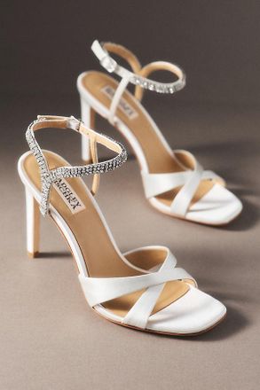 Badgley Mischka Reagan Crystal Stiletto Sandals