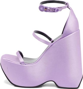 Versace Sandali con zeppa 150mm - Viola