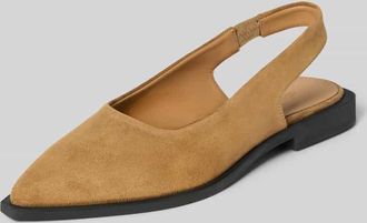 Copenhagen Ballerinas im Slingback-Design in Hellbraun, Gr&ouml;&szlig;e 36