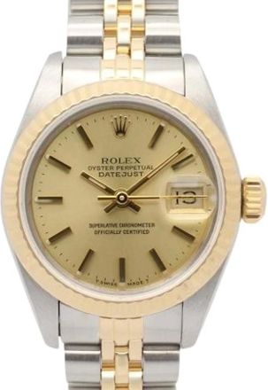 Rolex Pre-owned Lady-Datejust 26mm - - Pre-owned - Donna - Giallo - ONE SIZE