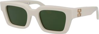 Off-white Unisex Sunglasses Virgil L White Acetate