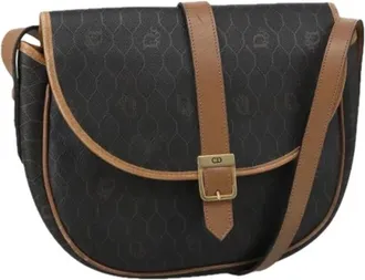 Dior Pre-owned Cross Body Bags, female, Black, Size: ONE SIZE Pre-owned Vintage Shoulder Bag