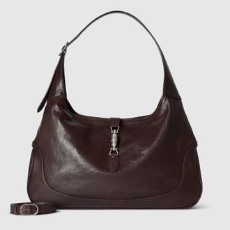 Gucci Jackie 1961 Large Crossbody Bag, Brown, Leather