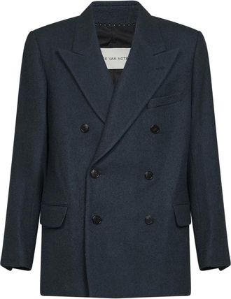 Dries Van Noten Hombre, Chaquetas, Azul, Talla: L