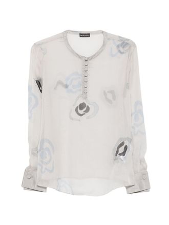Emporio Armani Womens Shirts Beige