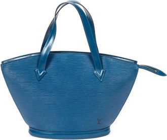 Louis Vuitton Borsa tote in pelle &Eacute;pi con logo - Blu
