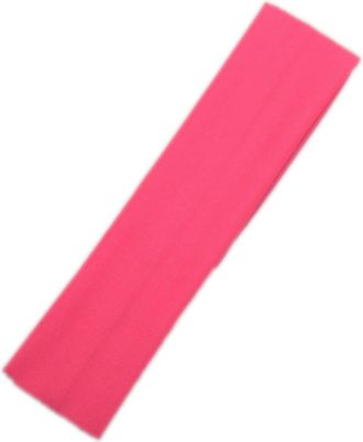 Generic Gym Sports Yoga Headband Stretchy Alice Band Kylie Hair Band Girls Ladies Plain (Neon Pink)