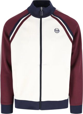 Sergio Tacchini striped zip sweatshirt - Wit