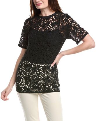 Valentino Wool & Silk-Blend Top