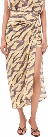 Iro Dacca Midi Skirt In Print Tiger