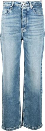 Tommy Hilfiger Klassieke Jeans met Elastanmix - Dames - Regular Fit Jeans - Blauw - W32 - Katoen - Jeans