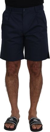 Dolce & Gabbana Mens Navy Blue Classic Shorts Cotton - Size EU 48 (Mens)