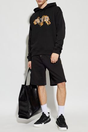 Versace Jeans Couture Hoodie, Mens, Black