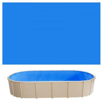 OEM Revestimiento Para Piscina Ovalada Pvc, Liner Para Piscinas Elevadas Ovaladas De 375 X 610 Cm, Grosor 0,4 Mm, Altura De Pared 120 Cm, Resistente Al De
