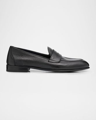 Brioni Men & apos;s Appia Deerskin Penny Loafers