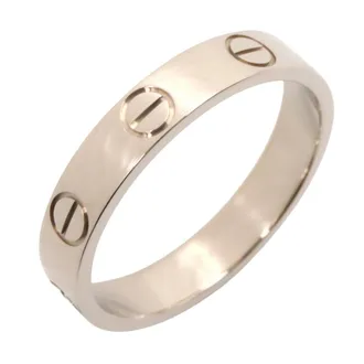 Cartier Silver White Gold (18K) Band Ring (Pre-Owned)