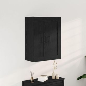 Berkfield Home Highboard Black Oak 69, 5x34x90 cm Engineered Wood | Size: 5 x 34 x 90 cm