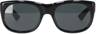 Saint Laurent Black Logo Sunglasses