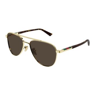 Gucci Sunglasses, male, Yellow, Size: 56 MM Gg1962S 002 Sunglasses