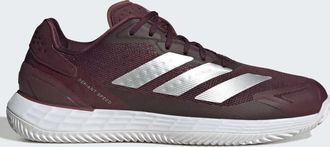 adidas Defiant speed 2 scarpe da tennis clay in bordeaux / bianco cloud / tech-Marrone
