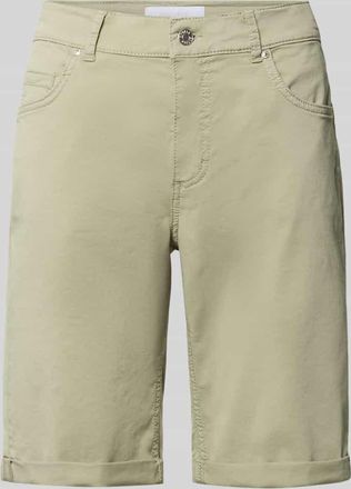 Angels Bermudas mit Umschlag und Eingrifftaschen in Oliv, Gr&ouml;&szlig;e 34