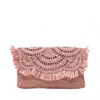 Mar Y Sol Womens Giselle Clutch In Lilac