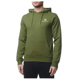 Aquascutum Heren Active Groot Logo Hoodie (Groen)